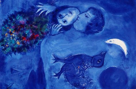 chagall, photo d'un couple utilisée pour décorer la page de therape de couple
